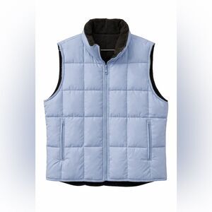 Quilted Puffy Light Blue Vest by SportRax